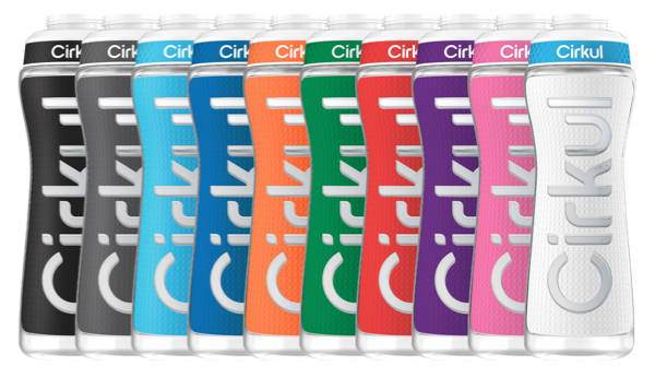 22oz. Grip Squeeze Plastic Bottle & Sport Lid M7