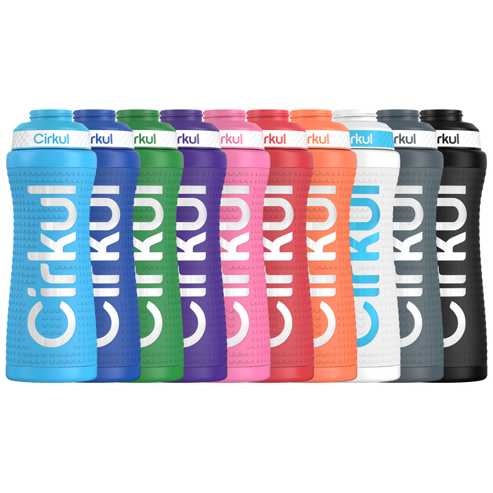 22oz. Grip Stainless Steel Bottle & Sport Lid F8